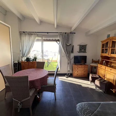 T2 Cabine, Terrasse, Parking Privé, Animaux Acceptés - Fr-1-702-38 Appartement *